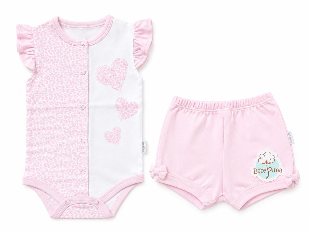 Animal print and hearts set