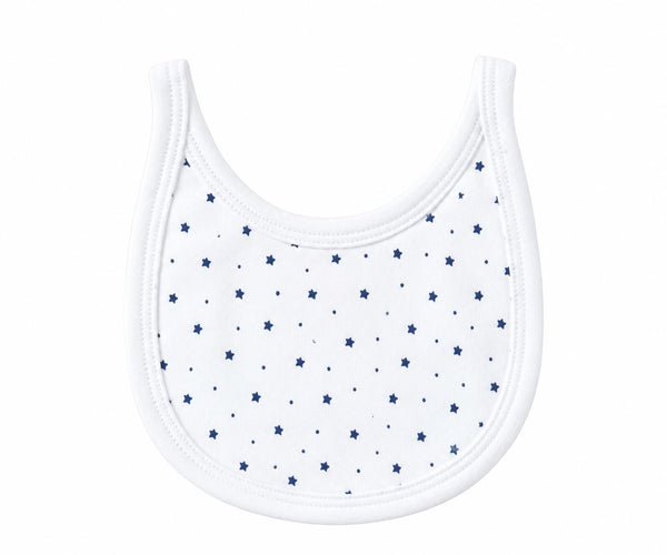 White 4-piece set with blue stars