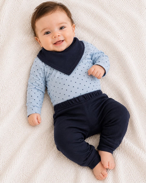 Iron blue and stars kimono bodysuit