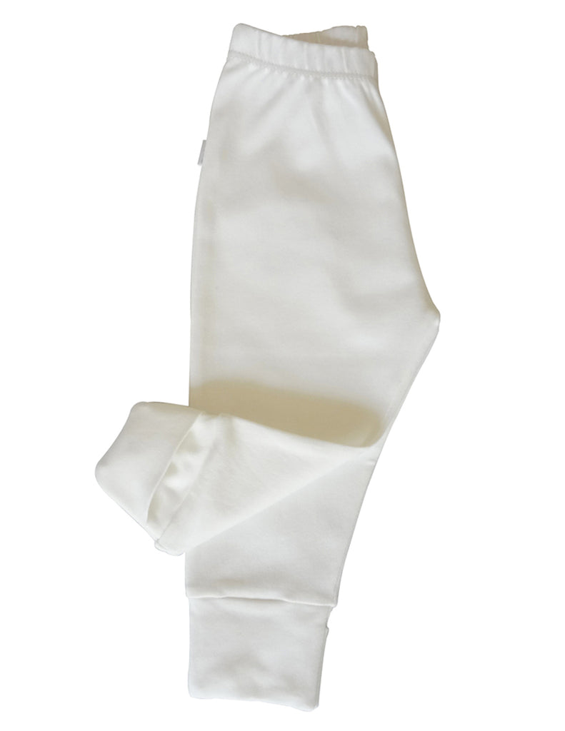 Fold over pants natural