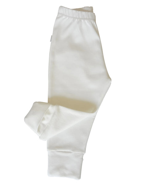 Fold over pants natural