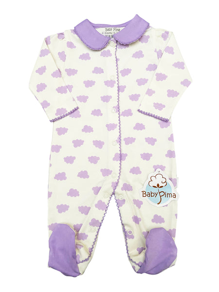 Lilac clouds pajama