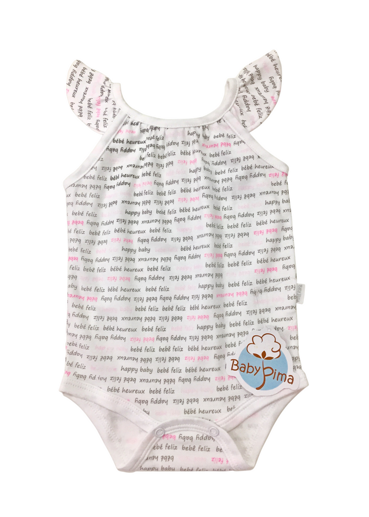 Happy baby sleeveless bodysuit