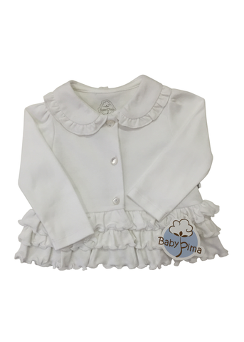 White Peter Pan collar jacket
