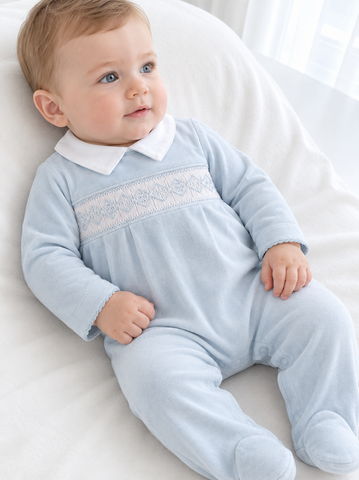Pajama smock baby blue