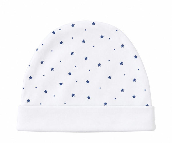 White 4-piece set with blue stars