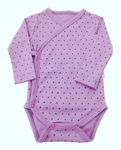 Purple kimono bodysuit