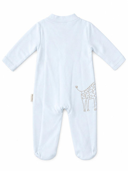 Baby blue giraffe pajama
