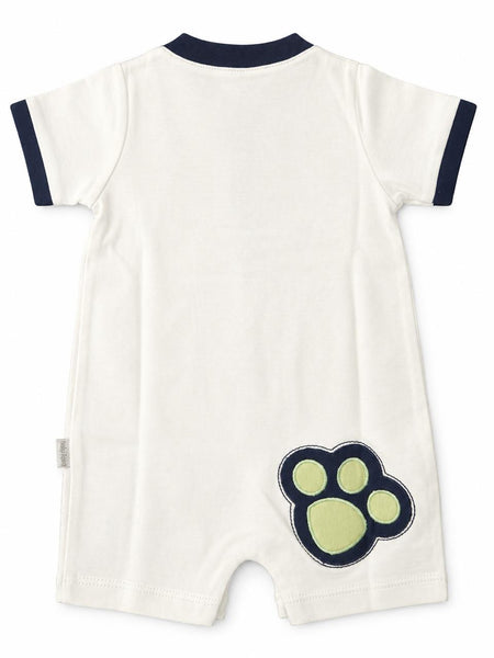 Paw print romper