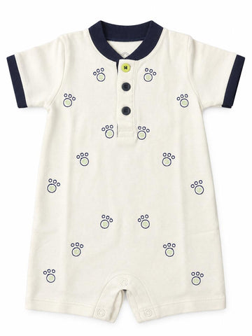 Paw print romper