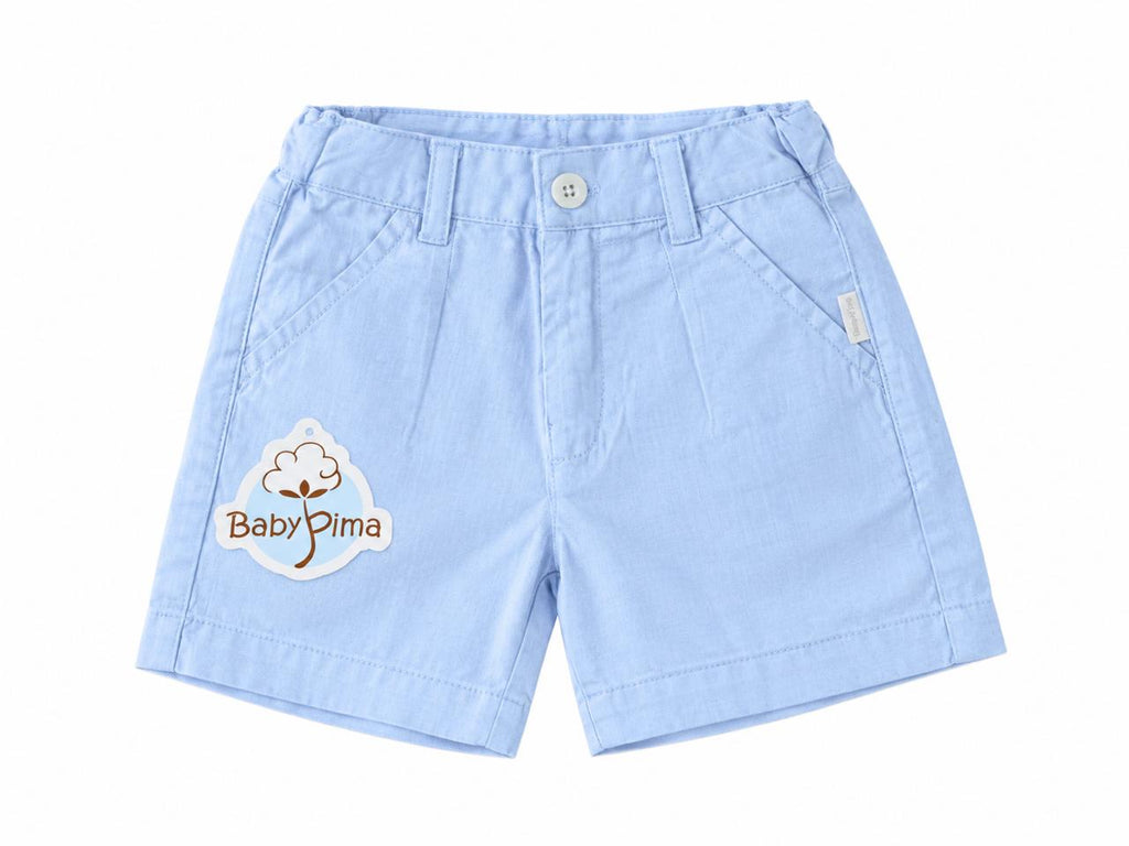 Baby blue tailored shorts