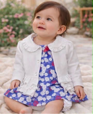 Blue flower dress